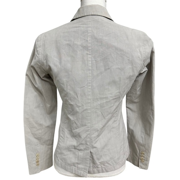 Lacoste Women’s Blazer Cotton/Linen Ivory Size 36EU/Small US - Picture 8 of 8